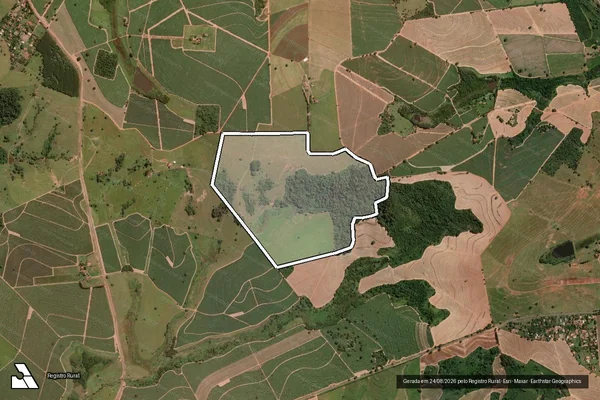 Imagem de satélite de ESTÂNCIA SANTA MARIA - Parte 2 em Cedral - SP