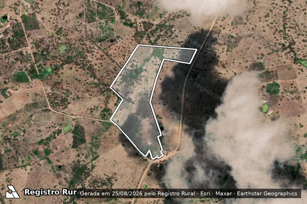 Imagem de satélite de FAZENDA CARIJÓ - Parte 1 em Ichu - BA