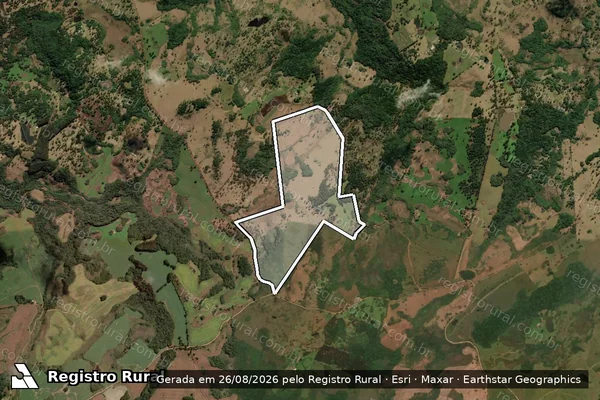 Imagem de satélite de FAZENDA VACAS GORDAS I - GLEBA01 SEBASTIÃO em Capão Alto - SC