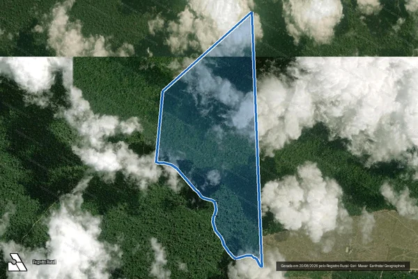 Imagem de satélite de FAZENDA EVIDENCIA - em Brasil Novo - PA