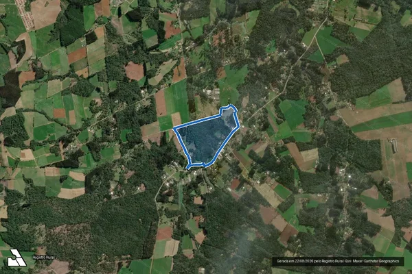 Imagem de satélite de Sítio São João - Sítio São João em Canoinhas - SC