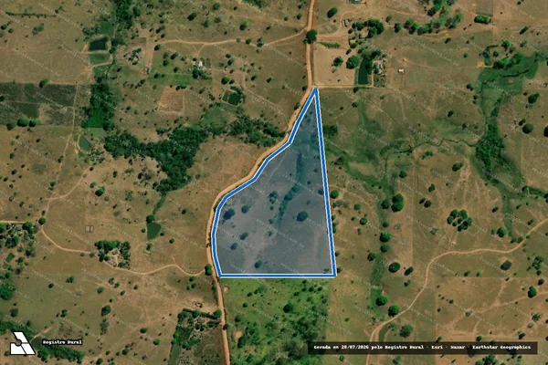 Imagem de satélite de LOTE 72-A-1 GLEBA 07 SETOR GY-PARANÁ - LOTE 72-A-1 GLEBA 07 SETOR GY-PARANÁ em Cacoal - RO