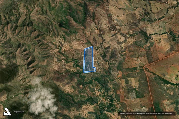 Imagem de satélite de LOTE 18 - 001 em Uruana de Minas - MG