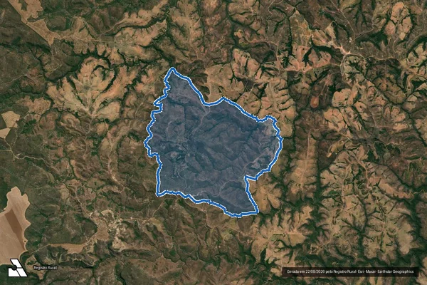 Imagem de satélite de Fazenda Prata dos Netos - Gleba Única em Presidente Olegário - MG