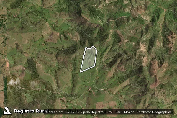 Imagem de satélite de FAZENDA ÁGUA BRANCA - Parte 2 em Nova Módica - MG