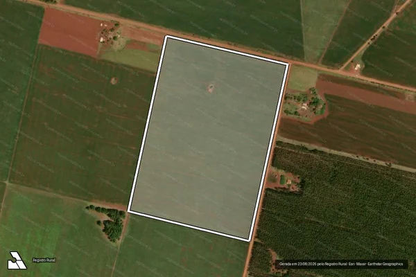 Imagem de satélite de Projeto de Assentamento Itamarati I ? FETAGRI - LOTE 081 em Ponta Porã - MS