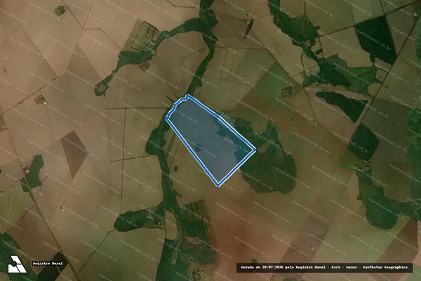 Imagem de satélite de Fazenda Sao Joaquim em Dourados - MS