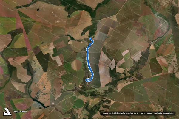 Imagem de satélite de Fazenda Passo Fundo - DESMEMBRADA 01 em Santo Antônio do Leste - MT