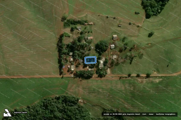 Imagem de satélite de ASSENTAMENTO CASCATA - LOTE 49 - Matrícula Lote 49 em Pitanga - PR