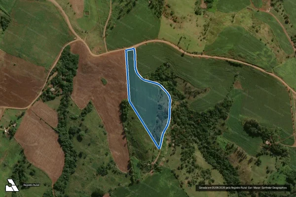 Imagem de satélite de Lote 287 ? PA 8 DE ABRIL -  Lote 287 - 2 em Jardim Alegre - PR