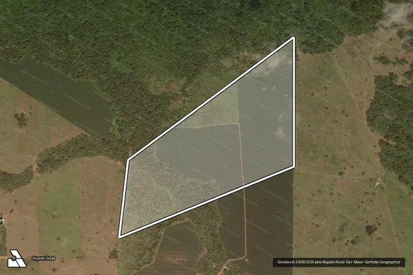 Imagem de satélite de PROJETO DE ASSENTAMENTO RONDON - LOTE 160 / Parcela 1
