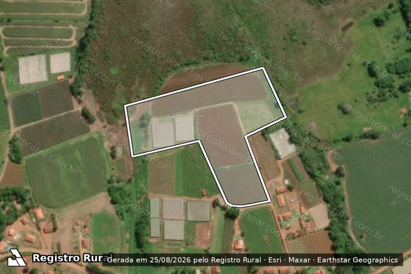 Imagem de satélite de Sítio São Francisco - Parcela 1 em São Miguel Arcanjo - SP