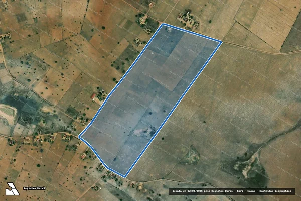 Imagem de satélite de Fazenda BOA VISTA ou LAGOA DO ALGODÃO - Parte 1 em Craíbas - AL