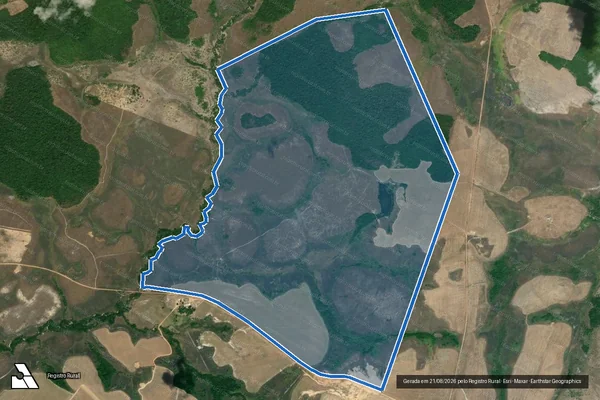 Imagem de satélite de FAZENDA SANTA MÔNICA - Parcela 1 em Alto Alegre - RR