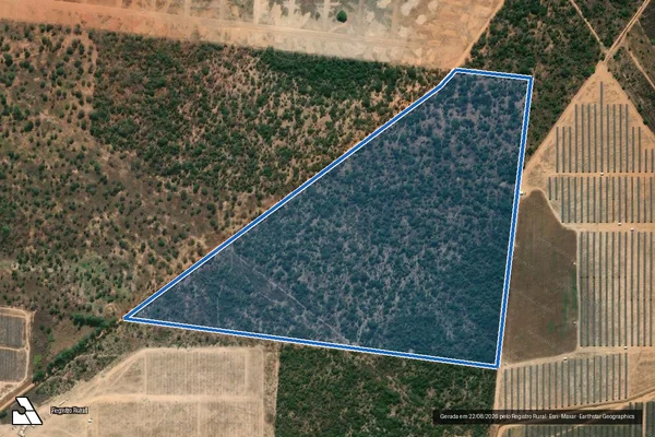 Imagem de satélite de Fazenda Palmira - Gleba 2 em Pirapora - MG