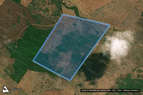 Imagem de satélite de FAZENDA MARIBONDO - REMANESCENTE em Estreito - MA