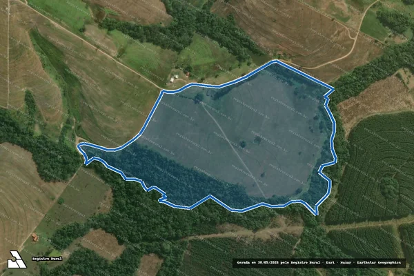 Imagem de satélite de FAZENDA ASSIS - GLEBAS B, C, D, E, F e G em Avaré - SP