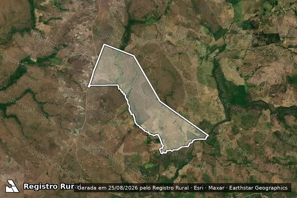 Imagem de satélite de FAZENDA ALTO ALEGRE - data são valerio em Riachão - MA