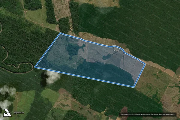 Imagem de satélite de FAZENDA MADURI – GLEBA ÁGUA AZUL / Parte 1