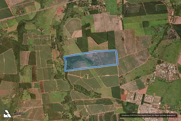 Imagem de satélite de FAZENDA SANTA IZABEL - AREA 1 em Olímpia - SP