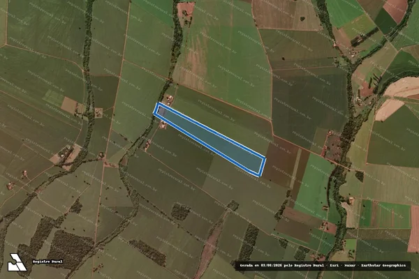 Imagem de satélite de Sitio Chapadão - Sitio Chapadao em Ribeirão do Sul - SP