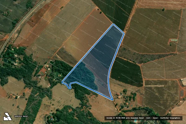 Imagem de satélite de Fazenda Marrecos - Parcela 1 em Romaria - MG