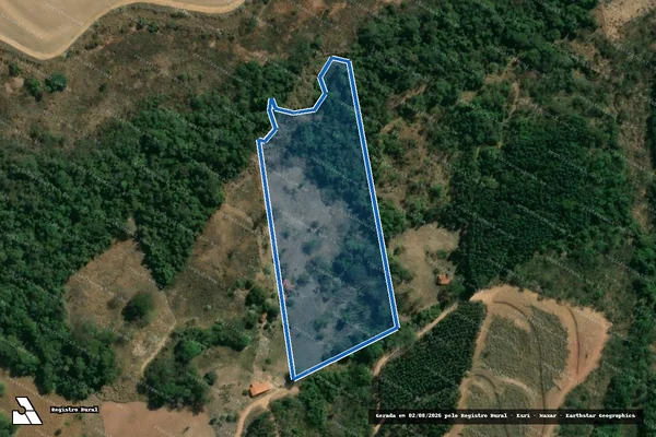 Imagem de satélite de SITIO SAO JORGE DO BOM RETIRO - Parte 1 em Espírito Santo do Pinhal - SP