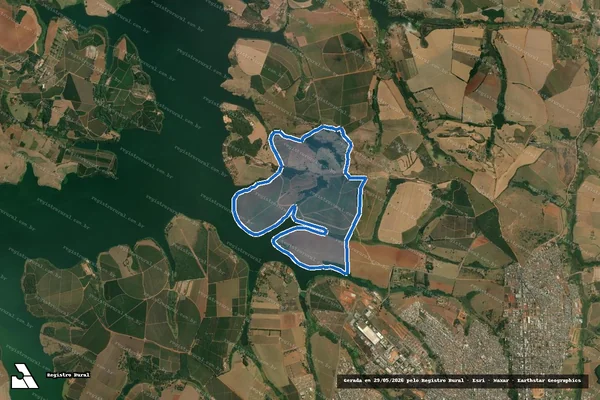 Imagem de satélite de FAZENDA RETIRO ALEGRE - JOAQUIM MARTINS SIQUEIRA em Alfenas - MG