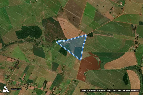 Imagem de satélite de FAZENDA ALIANÇA - PARCELA 02 em Eldorado - MS