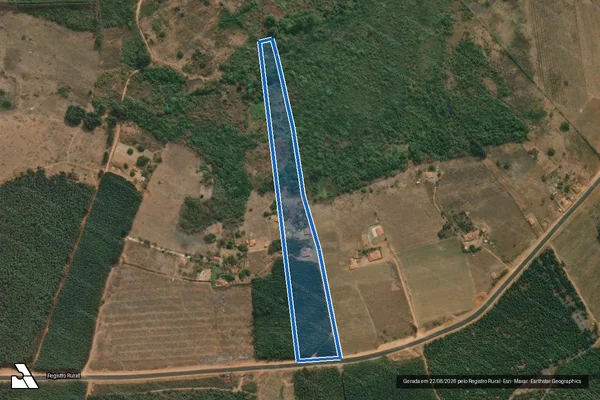 Imagem de satélite de Fazenda Estiva - PARCELA 01 em Itamarandiba - MG