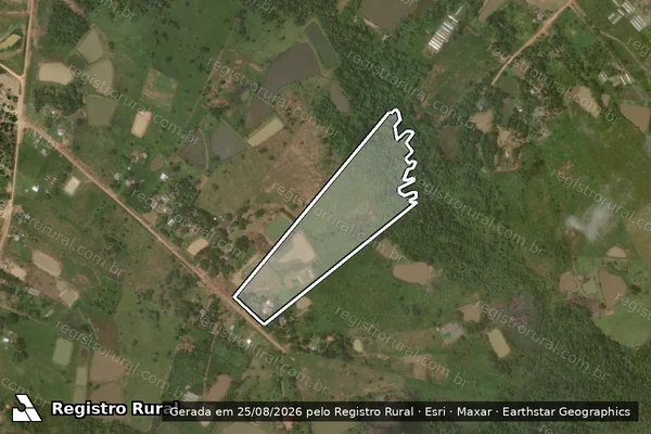 Imagem de satélite de Polo Agroflorestal Dom Moacir - Lote 31 - Lote 31 em Bujari - AC