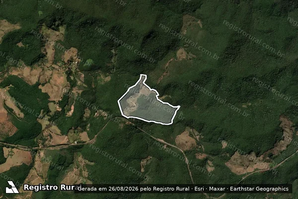 Imagem de satélite de AFOGADOR - Parte 1 em Ouro Preto - MG