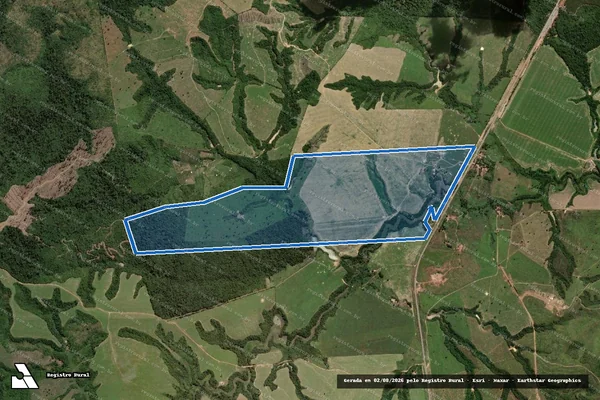 Imagem de satélite de FAZENDA AGUA SUJA - Parte 4 em Dom Eliseu - PA