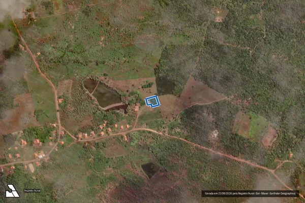 Imagem de satélite de PE Cajazeiras de Baixo - Área 03B - Lote 18 - Parte 1 em Murici dos Portelas - PI