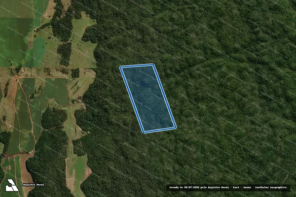 Imagem de satélite de Fazenda Campo Verde - Área Desmembrada 01 - Lote 04 em Porto Murtinho - MS