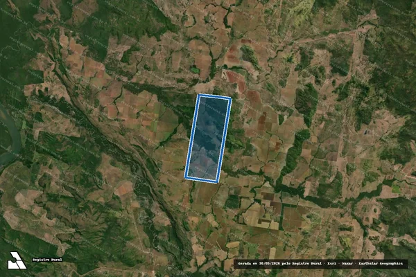 Imagem de satélite de FAZENDA BRUSQUE LOTE 23 SETOR E - Parte 1 em São Félix do Xingu - PA