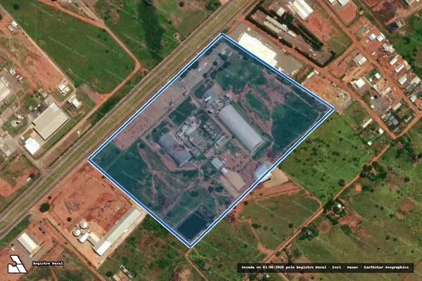Imagem de satélite de FAZENDA SANTA PAULA-PARTE / Parcela 1 em Bataguassu - MS