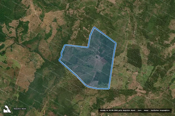 Imagem de satélite de FAZENDA TINGUIS - 001 em Governador Edison Lobão - MA