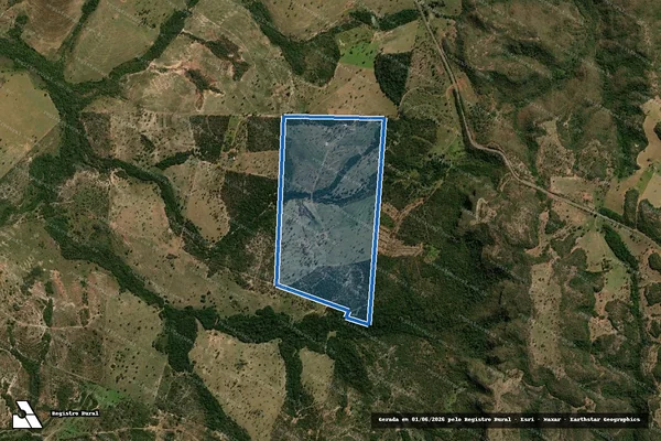 Imagem de satélite de FAZENDA CORRENTINO - GLEBA B em Corguinho - MS