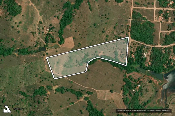 Imagem de satélite de FAZENDA LAGO AZUL, na região SANTO ANTÔNIO DAS LAGES - 02 em Caldas Novas - GO