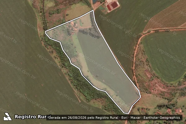 Imagem de satélite de FAZENDA VEREDINHA - 001 em Araguari - MG