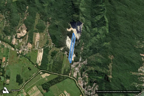 Imagem de satélite de Pedreira Sulcatarinense - Parte 1 em Biguaçu - SC