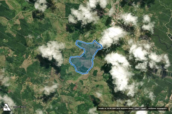 Imagem de satélite de FAZENDA FLORIANOPOLIS - FAZENDA FLORIANOPOLIS ? AREA 1 em Aratuípe - BA