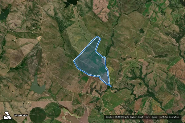 Imagem de satélite de Taleiras - Parte 1 em Pedras Altas - RS