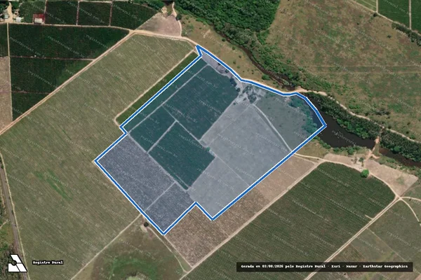Imagem de satélite de FAZENDA SÃO RAFAEL - Parte 1 em São Mateus - ES