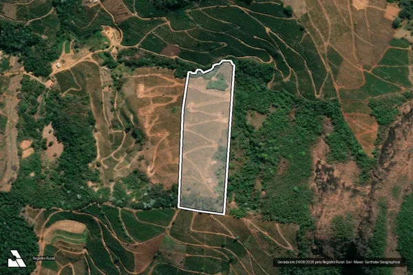 Imagem de satélite de Sítio do Barro - Parcela 1 em Abre Campo - MG