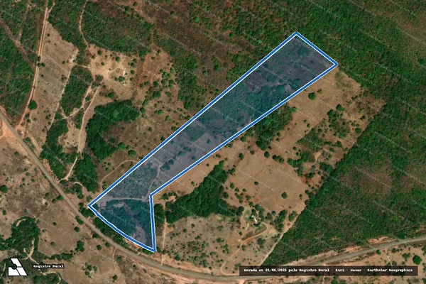 Imagem de satélite de FAZENDA MANOEL GONÇALVES DA CÂMARA OU CAPEBA - GLEBA 04 em Crixás - GO