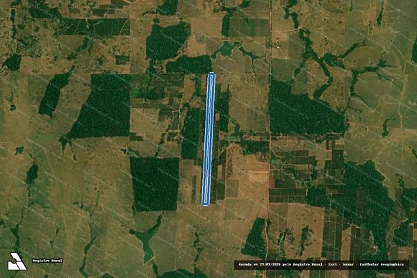Imagem de satélite de LOTE 02-B E 01-B - CHÁCARA BOA ESPERANÇA - GLEBA RIO BRANCO - SETOR RIO BRANCO II - 007 em Alta Floresta D'Oeste - RO