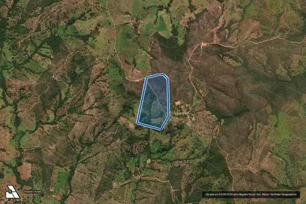 Imagem de satélite de FAZENDA ENGENHO DE SANTANA - GLEBA I - 001 em Hidrolina - GO