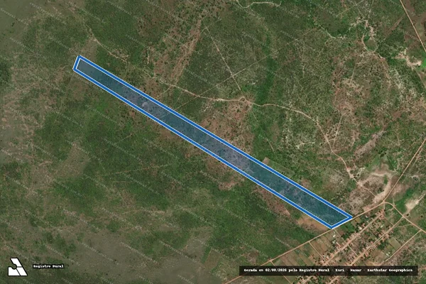 Imagem de satélite de PROJETO DE ASSENTAMENTO CORDÃO DE SOMBRA ? LOTE 58 - Parte 1 em Mossoró - RN